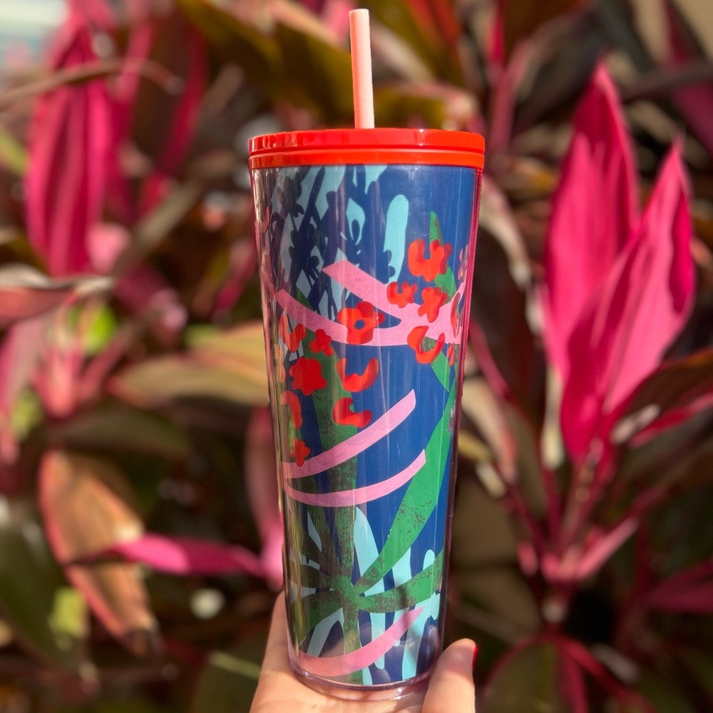 New Starbucks 2021 Summer Jungle Leopard Print Acrylic Tumbler